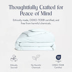 Brooklinen Luxury Percale Duvet Cover – 100% Cotton, Cool, Crisp, Extra-Long Corner Ties, Button Closure, Soft & Breathable – Machine Washable, Duvet Cover King/California King Bed Sizes (Sky)