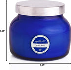 Capri Blue Volcano Scented Candles - Luxury Glass Jar Candles for Home Scented with Tropical Fruit & Sugared Citrus - Soy Wax Blend - Capri Blue Volcano - Blue Color (8 oz)
