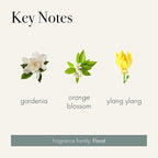 LAFCO New York Signature Reed Diffuser, Fresh Cut Gardenia - 15 oz - Up to 9 Months Fragrance Life - Reusable, Hand Blown Glass Vessel - Natural Wood Reeds - Made in The USA
