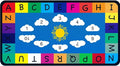 Genki - Classroom Rug for Kids - Education Classroom Carpet for Children - Colorful Seating Area - Large Elementary Classroom Rugs - Kids Seating for School Playroom | 6'6"x12'