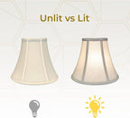 Royal Designs, Inc. BSO-704-16LNBG True Bell Basic Lamp Shade, 8 x 16 x 12.6, Linen Beige