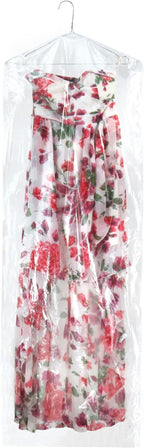 Hangerworld Pack of Clear Polythene Shirt Suit Dress Garment Clothes Cover Bags 80 Gauge (54" (50 Pack))
