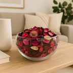 Potpourri 4 Pack Set – Dried Botanical Petals for Bowl or Vase Filler, Home Fragrance Décor – 4 Pouches, 70g Each (9.88 oz Total) (Rose)