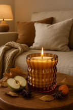 LORELY | Non-Toxic Candle in Textured Glass Vessel – Auden Lueur