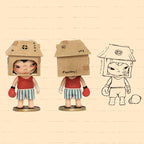 POP MART Hirono The Other One Blind Box Figures, Random Design Box Toys for Modern Home Decor, Collectible Toy Set for Desk Accessories, 1PC