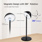 2 Pack Rechargeable Table Lamps, Cordless Bedside Touch Lamp, 3 Color Temps (3000K-6500K), Stepless Dimming, Touch Control, for Restaurant/Bedroom/Outdoor Patry/Camping