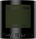 Hinoki Fantôme Scented Candles for Men and Women - 8.5 oz - Soy, Coconut Wax Candle Blend - Aromatic Candles for Home with Japanese Cypress, Jasmine and Smoked Amber - 50-Hour Burn - Cotton Wick.