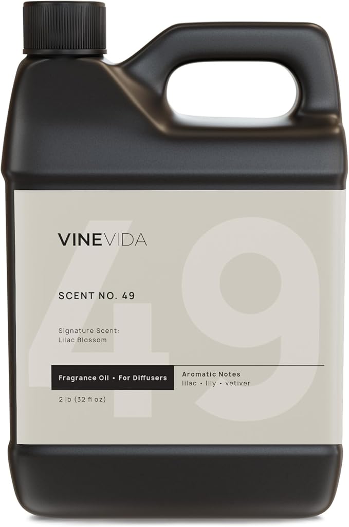 VINEVIDA [32 Fl Oz] Lilac Blossom Fragrance Oil for Cold Air Diffusers, Essential Oils for Diffuser Oil Refill & Air Freshener Room Spray