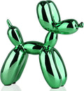 Green Balloon Dog Decor,Balloon Animal Preppy Room Shelf Decor,Cute Statue Home Decors,Office,Bedroom Modern Sculpture Desk Decoration,Green Decorations Gifts
