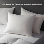 Globon Ultra Soft Down Pillow King Size, All Down Filled Bed Pillow for Sleeping, 100% Cotton Shell 500 Thread Count 700 Fill Power, Soft Hotel Collection Down Feather Pillow 20" x 36" 1 Pack