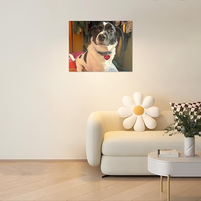 YXIMOX Custom 8" x 10" Art Print on Premium Canvas, Personalized with Your Image or Design, Large Wall Decor for Living Room, Office, Bedroom, Custom Canvas Artwork(8"x10",Unframe)