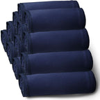 Yacht & Smith Soft Fleece Blankets 50 X 60, Lightweight, Cozy Warm Throws Dark Colorful Blanket Sofa Travel Outdoor, Wholesale