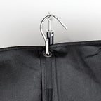 BOMEI PACK Black Garment Bags for Hanging Clothes or Travel 40" Suit Bags for Storage of Coats,Sweater, Jacket,T-shirts and Dresses(4 Packs)