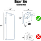 Hat Hangers for Wall, Stronge Adhesive Hat Holders Display, No Driling Caps Holder Organizer, 20 Pack Hat Hook for Baseball Caps, Wall Mounted Cap Rack, Clear