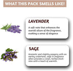 Folkulture Incense Sticks (75 Sticks) |8" Premium Sage & Lavender Incense Sticks for Meditation, Aromatherapy, Cleansing, Focus | No Charcoal,Organic, Non Toxic, 45 Mins, Long Burning Insence-Sticks