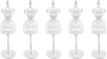 5pcs Doll Clothes Model Rack 220mm Hollow Art Model Frame Clothes Gown Display Mini Mannequin Model for Doll Toy Display