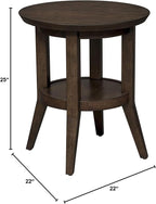 Ventura BLVD Round End Table