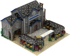 MOC-201061 Medieval Village Market Building Set, Modular Building Model Set 8036PCS for Adults, Collectible Display Model Gift (8036PCS)