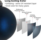 Navy Blue 1.6" Small Christmas Balls Christmas Tree Decoration Ornaments Shatterproof Hanging Balls for Birthday Halloween Holiday Wedding Decorations Set of 36pcs