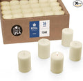 Royal Imports Votive Candle, Unscented Wax for Wedding, Birthday, Party, Spa, Holiday & Home Decoration (36, Ivory, 15 Hour)