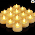LED Candles, 12 Pack Tea Lights with Timer, Flameless Tea Lights Candle Battery Operated Fake Votives for Halloween Diwali Christmas, 6 H On and 18 H Off, D 1.5” x H 1.25”