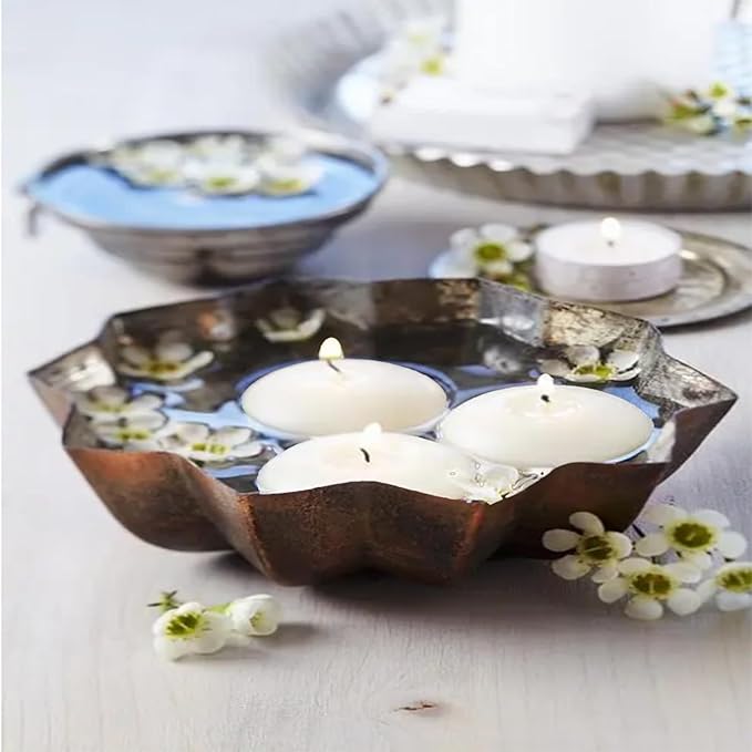 36 Pack White Floating Candles 3 inch Unscented and Non-Dripless Wax Burning for 13-15 Hours, Floating Candles Used for Cylindrical Vases, Centerpieces at Parties and Home Decorations