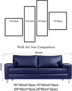 Wieco Art Large Size Decorative Elegant Flowers 4 Panels 100% Hand-painted Modern Contemporary Artwork Floral Oil Paintings on Canvas Wall Art for Home Decorations Wall Decor L