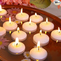 80 Pack 2 inch White Floating Candles Unscented Floating Candle for Centerpieces 5-6 Hours Burning 2” Floating Candle Bulk for Wedding Christmas