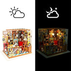 Rolife 1:20 Miniature House Kits-Tiny House Kit-DIY Miniature Dollhouse Kits for Adults-Model Building Craft Kits-Hobbies Gifts for Women and Men