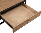 Liberty Furniture Bedford Drawer End Table for Living Room - Weathered Oak