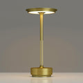 1 Pack Cordless Table Lamps Rechargeable, Portable 5000mAh Battery Operated Lamp, 3 Color Stepless Dimming LED Table Light with Memory Function, for Outdoor/Dinner/Patio/Restaurant.(Gold)