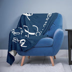 Pubrave Get Well Gifts for Women/Men, Inspirational/Sympathy/Thinking of You/Cheer Up/Feel Better Gifts for Women/Men, Healing Blanket Dark Blue 60x80in