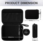 Adjustable 4/7 Slot Eyeglasses Holder Storage Box Portable Sunglasses Organizer Case Sunglass Storage Holder(Small)