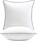 puredown® 20x20 Pillow Inserts Set of 2, Overfilled Down Alternative Decorative Pillows with 100% Cotton Cover, Plush Fluffy Throw Pillows for Couch, Sofa, Bed and Home Decor