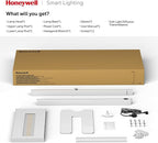 Honeywell 10400LM LED Floor Lamp, 02E Pro Sunturalux Eye-Caring Reading Standing Light, 100W Modern Natural Daylight 4000K Dimmable 77" Tall Floor Lamps for Living Room Kids Study Home Office