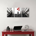 Novatique Banksy Wall Art Modern Street Wall Art Abstract Graffiti Posters Print Classic Graffiti Artwork Wall Decor for Living Room Bedroom Bathroom,12" x 16" x 3Pcs