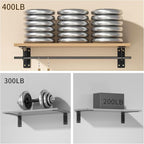 Closet Rod Support Bracket White WYGWP 14 inch Heavy Duty Shelf Brackets with Rod Holders Support 400lbs Wall Mounted Sturdy 2 Pack