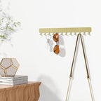 Necklace Holder - Hanging Jewelry Organizer, Self-Adhesive, Wall Mount, 2 PCS, Gold