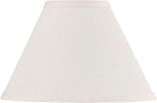 Aspen Creative 58309, Hardback Empire Transitional UNO Lamp Shade, Cream, 4" Top x 10" Bottom x 7" Slant Height, Slip 33mm