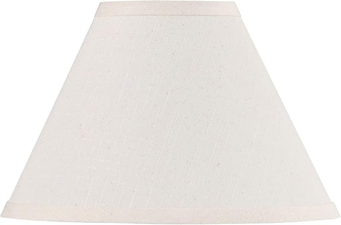 Aspen Creative 58309, Hardback Empire Transitional UNO Lamp Shade, Cream, 4" Top x 10" Bottom x 7" Slant Height, Slip 33mm