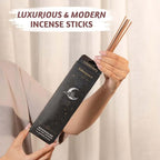 Folkulture Incense Sticks (75 Sticks) |8" Premium Sage & Lavender Incense Sticks for Meditation, Aromatherapy, Cleansing, Focus | No Charcoal,Organic, Non Toxic, 45 Mins, Long Burning Insence-Sticks