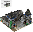 MOC-203285 Medieval Village School Building Set, Modular Building Model Set 8036PCS for Adults, Collectible Display Model Gift (9289PCS)