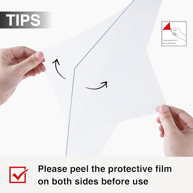 Vittanly 8x10 Picture Frames Set of 9, Shatter Resistant Plexiglass, Display 5x7 Pictures with Mat or 8x10 without Mat, Photo Frames for Wall or Tabletop, Engineered Wood, Navy