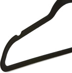 Amazon Basics Slim, Velvet, Non-Slip Suit Clothes Hangers, Black/Rose Gold - Pack of 100