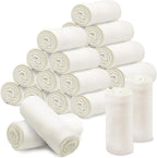 24 Pcs Fleece Blankets Bulk 60 x 50 in, Soft Lightweight Throw Blankets in Bulk for Wedding Bed Couch Outdoor Use Homeless, Large Cozy Wool Valentine's Blankets(White)