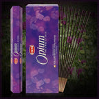TRUMIRI Opium Hem Incense Sticks & Holder Bundle: 121 Pieces (6 Packets of 20, 1 Set)