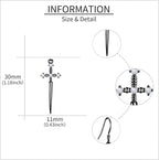 URONE 925 Sterling Silver Earrings Hook Dangle Earrings Jewelry Gifts for Women