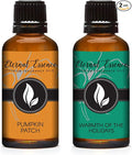 Eternal Essence Oils 2 Pack 30ml Premium Fragrance Oil - Pumpkin Patch & Warmth of The Holidays - for Candle, Soap Making, Aromatherapy, Diffusers, Home Care, & Humidifiers