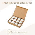 White Floating Candles 3 inch, 12 Pack Floating Candles 10 Hours Long Burning, Unscented Floating Candle for Centerpieces, Wedding, Christmas Lights, Romantic Night for Her/Him Set