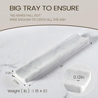 Koville Marble Incense Holder, Incense Holder for Sticks, Incense Sticks Holder Ash Catcher for Meditation Yoga SPA, Natural Stone Incense Burner, Home Table Decor